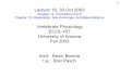 Vertebrate Physiology ECOL 437 University of Arizona Fall ...