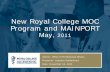 New Royal College MOC Program and MAINPORT