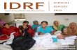 A IDRF ANNUAL REPORT I DEVELOPMENT AND RELIEF FUND 2015