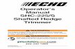 Operator’s Manual SHC-225/S Shafted Hedge Trimmer