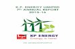 K.P. ENERGY LIMITED 7th ANNUAL REPORT