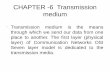 CHAPTER -6 Transmission medium