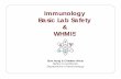 Immunology BBasic Lab Safetyasic Lab Safety WHMIS