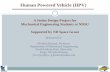 Human Powered Vehicle (HPV)
