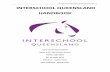 Interschool Queensland Handbook 2021 (Vs. 1) INTERSCHOOL ...