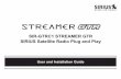 SIR-GTRC1 STREAMER GTR SIRIUS Satellite Radio Plug and Play