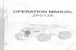 OPERATION MANUAL ZP5138 - The Sharper Image
