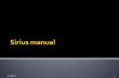 Sirius manual - Amazon S3