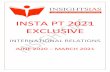 INSTA PT 2021 EXCLUSIVE (international relations)