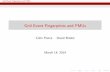 Grid Event Fingerprints and PMUs