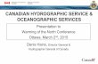CANADIAN HYDROGRAPHIC SERVICE & OCEANOGRAPHIC …