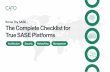 Know Thy SASE The Complete Checklist for True SASE Platforms