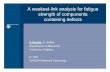 A weakest-link analysis for fatigue strength of components ...