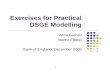 Exercises for Practical DSGE Modelling