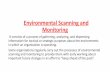 Environmental Scanning and Monitoring