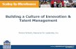 Building a Culture of Innovation & Talent Management