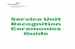 Service Unit Recognition Ceremony Book