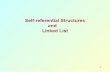 Self-referential Structures and Linked List