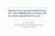 REDUCTIVE DECHLORINATION OF THE HERBICIDE ALACHLOR …