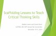 Scaffolding Lessons to Teach Critical Thinking Skills