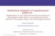 Statistical analysis of spatial point patterns. - Uni Ulm