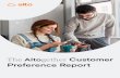 Customer Preference Report - Alto Software