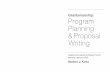 Grantsmanship: Program Planning & Proposal Writing