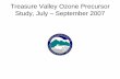 Treasure Valley Ozone Precursor Study, July – September 2007
