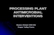 PROCESSING PLANT ANTIMICROBIAL INTERVENTIONS