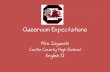 Classroom Expectations - CCHS English 10