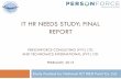 IT HR NEEDS STUDY: FINAL REPORT - Ignite