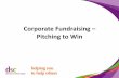 Corporate Fundraising Pitching to Win