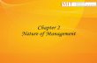Chapter 2 Nature of Management