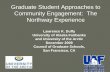 Graduate Student Approaches to Community Engagement: THe ...