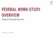FEDERAL WORK-STUDY OVERVIEW