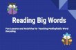 Reading Big Words - University of Wyoming