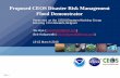 Proposed CEOS Disaster Risk Management Flood Demonstrator