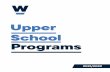 Upper School Programs - The Wellington School