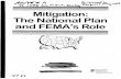 Mitigation: The National Plan and FEMA's Role