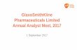 GlaxoSmithKline Pharmaceuticals Limited Annual Analyst ...