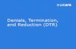 Denials, Termination, and Reduction (DTR)
