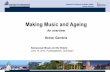 Making Music and Ageing - Hanze