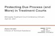 Protecting Due Process (and More) in Treatment Courts