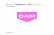 Dam - Dam Volume Calculation - Sobek Technologies