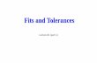 Fits and Tolerances - KSU