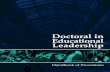 Doctoral in Educational Leadership