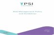 Risk Management Policy and Guidelines - The PSI