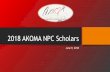 2018 AKOMA Scholars