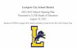 Lockport City School District 2021-2022 School Opening ...