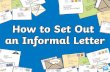 What Is an Informal Letter?